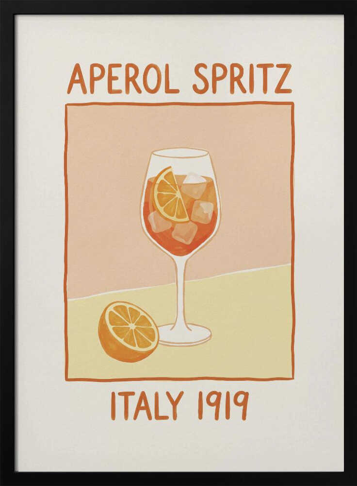 Italian Aperol Spritz Poster