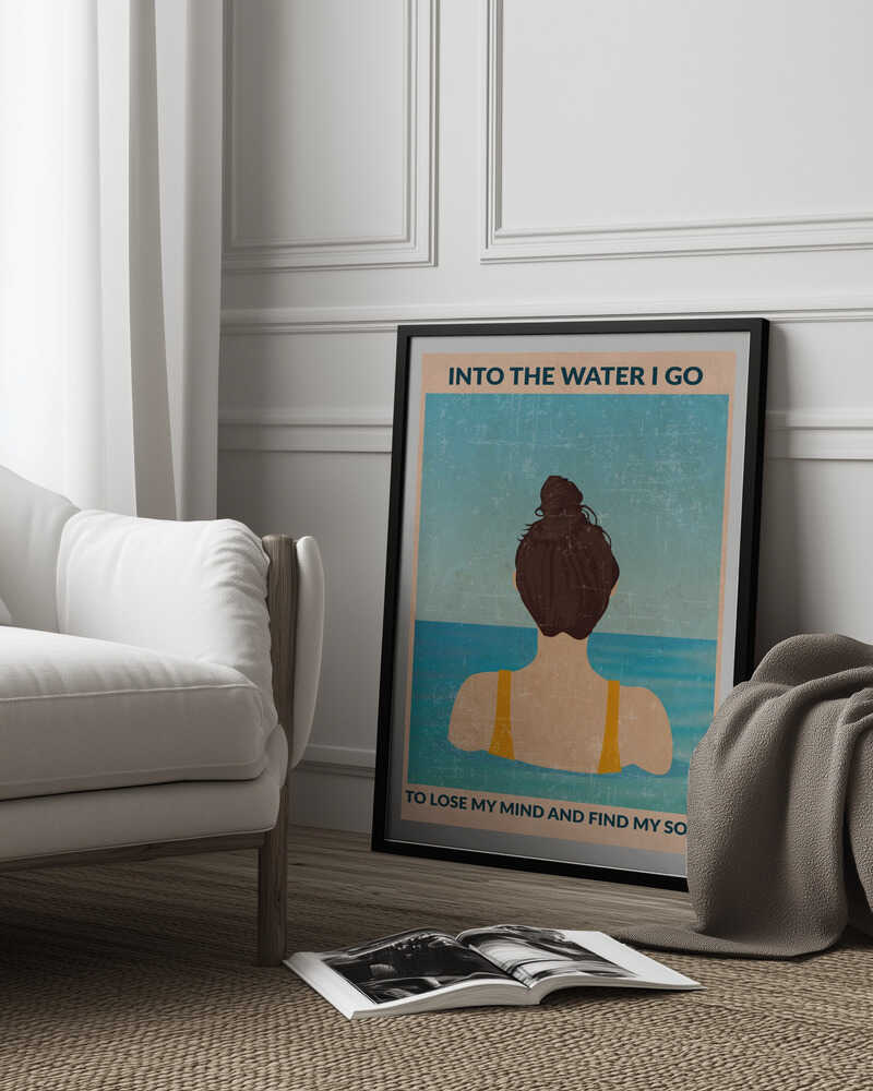 Into the Water (brunette) Poster