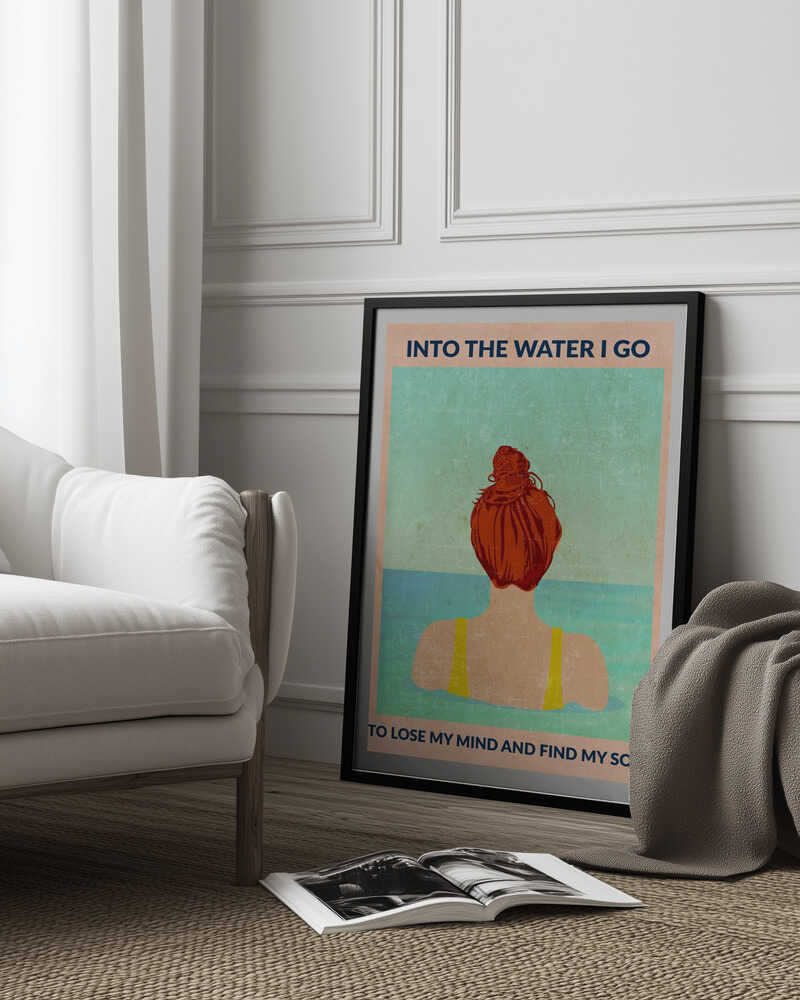 Into the Water (redhead) Poster