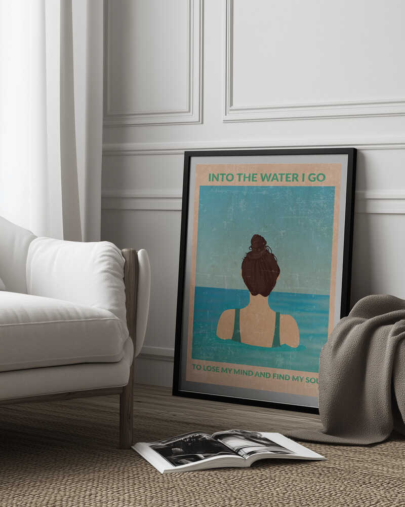 Into the Water Standard Wall Art Poster