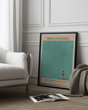 Open Water Standard Wall Art Poster