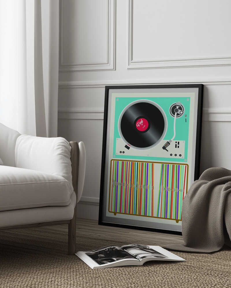 Vinyl Stack Poster