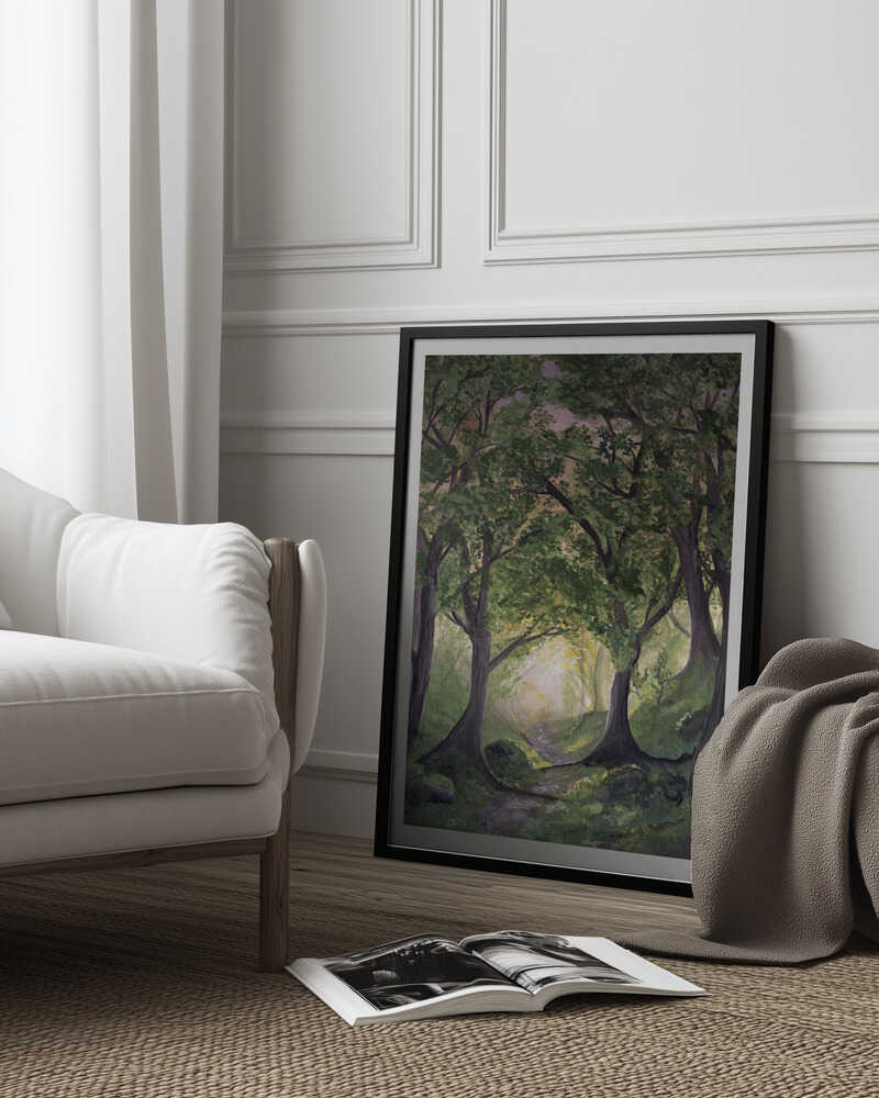 The forest path Poster
