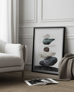 Stones from the beach Poster