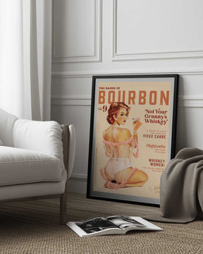 Babes of Bourbon Vol 9 Vintage Whiskey Pinup Poster