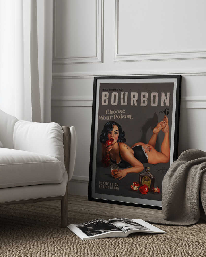 Babes of Bourbon Vol 6 Choose Your Poison Sexy Pinup Poster