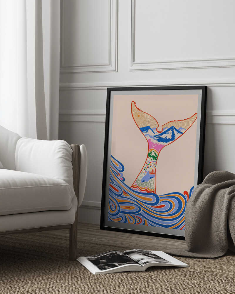 Feeling Blue, Shades of Blue Poster