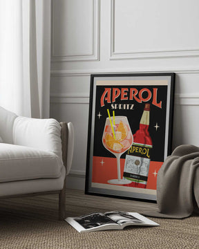 Aperol Spritz_Black Poster