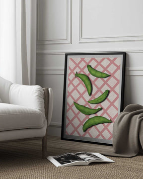 Sugar snap peas Poster