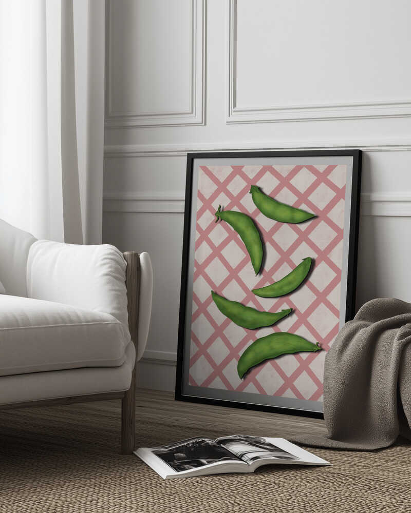 Sugar snap peas Poster