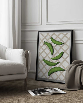 Sugar snap peas Poster