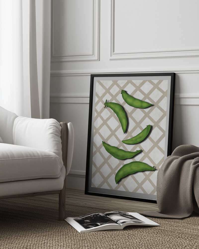 Sugar snap peas Poster