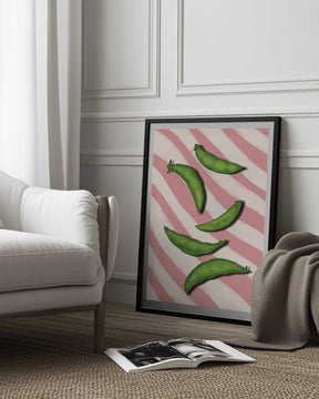 Sugar snap peas Poster