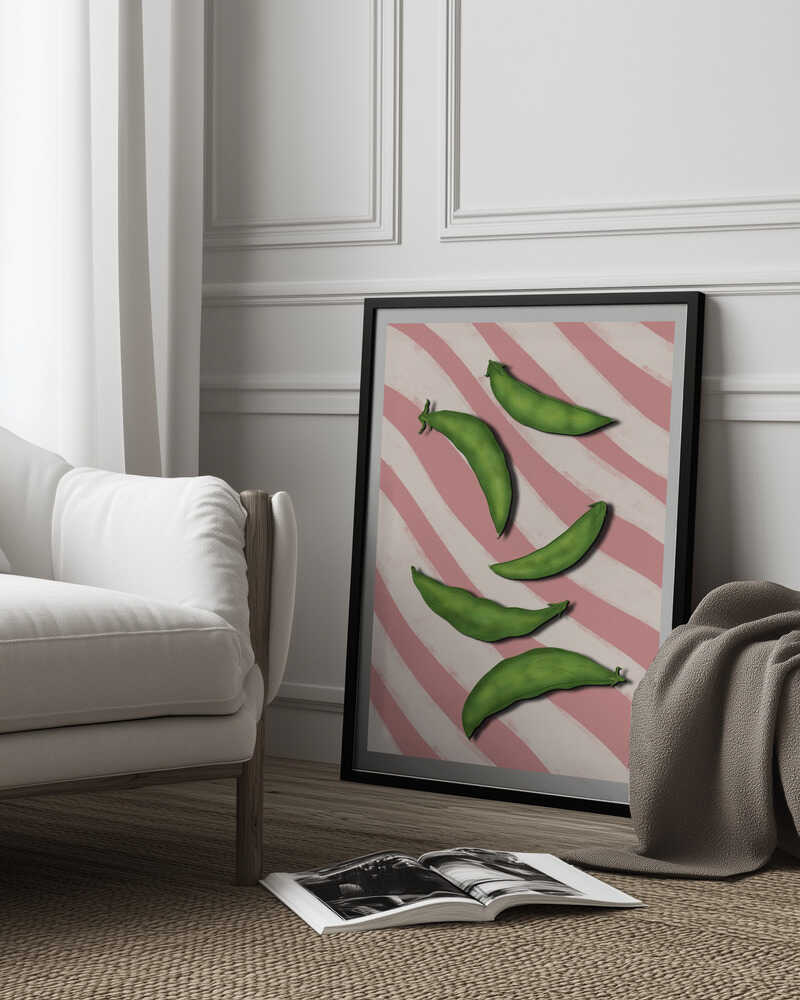 Sugar snap peas Poster