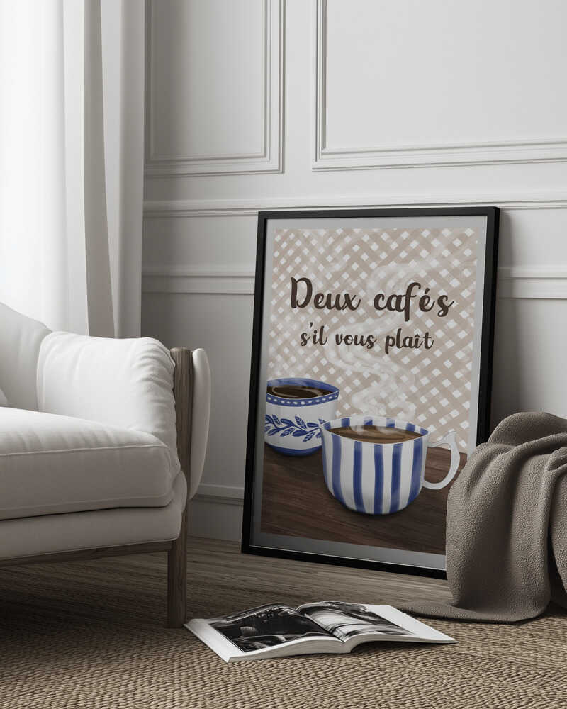 Two coffees please Poster