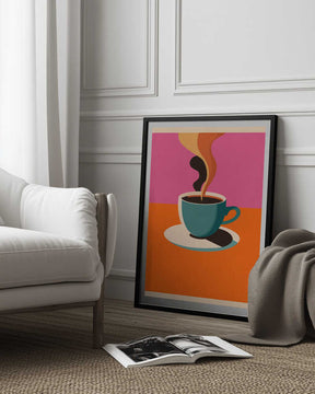 Coffee Steam Poster