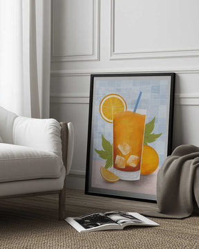 Orange drink Poster