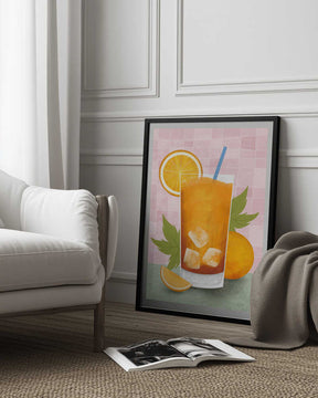 Orange drink Poster