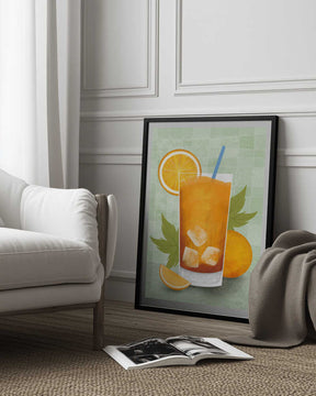 Orange drink Poster
