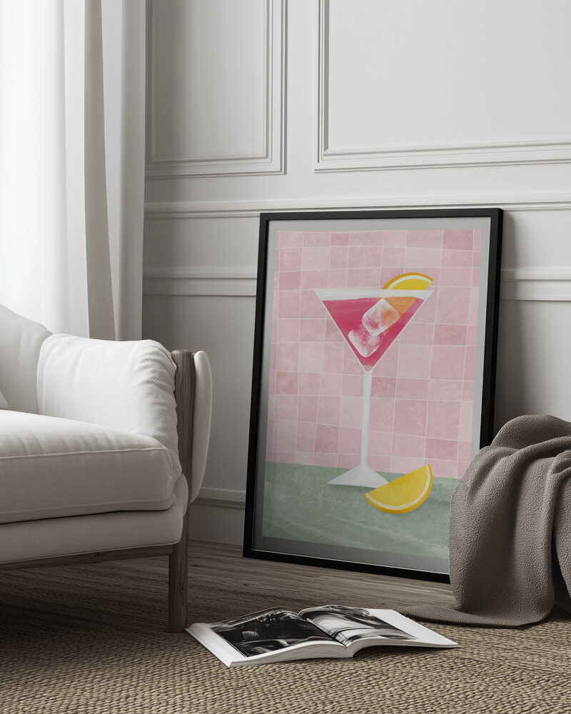 Pink coctail Poster