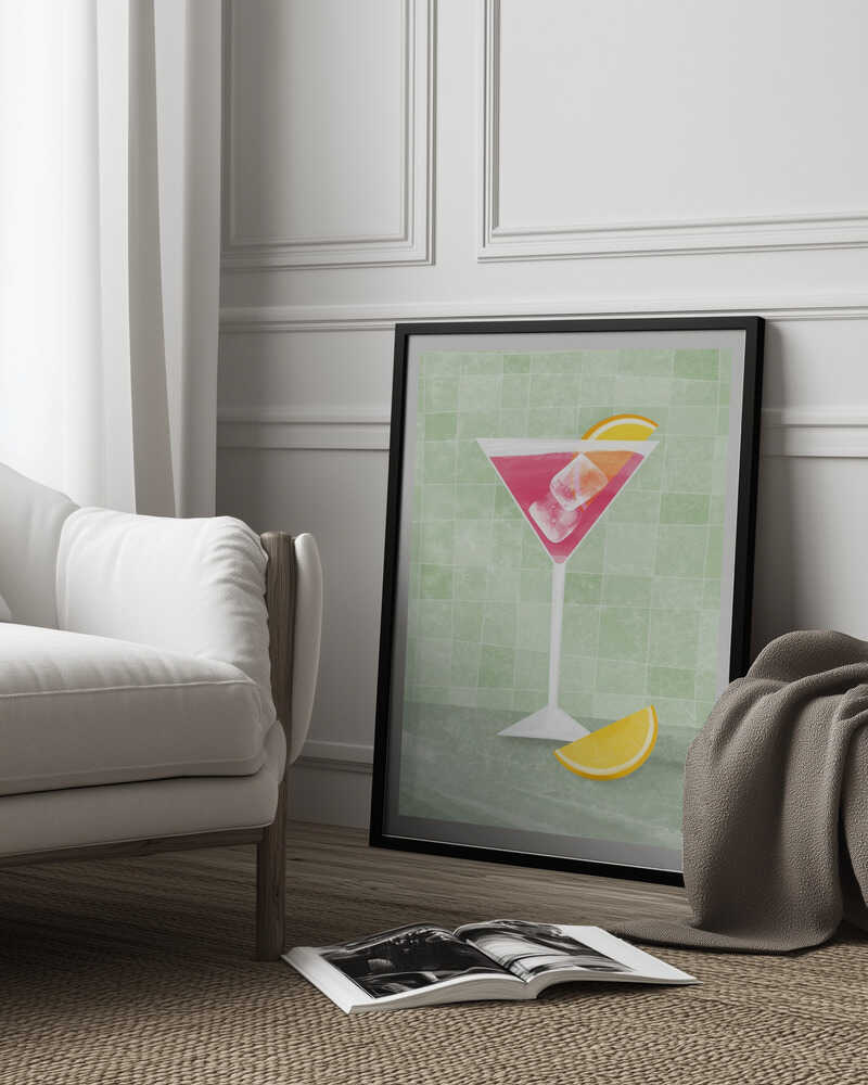 Pink coctail Poster