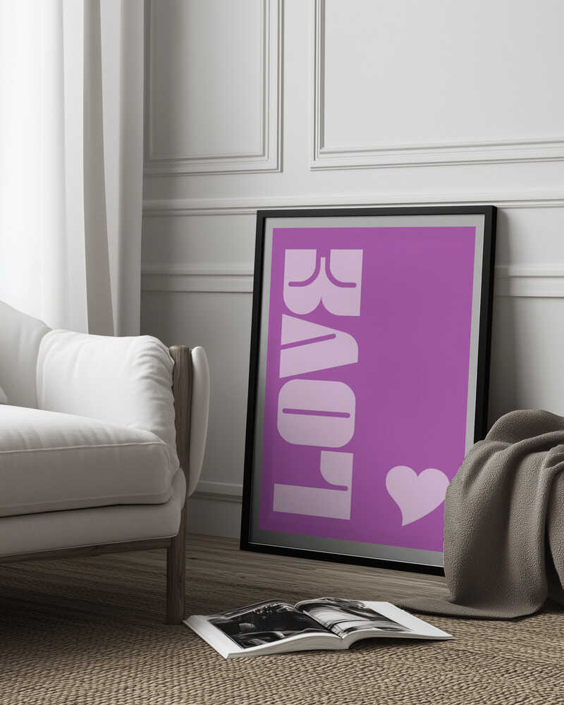 Purple Love Vibe Poster