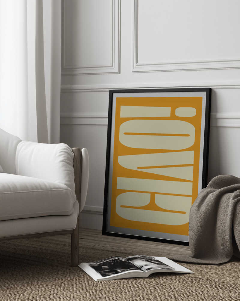 Retro Groove Forms Poster