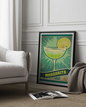 Retro Margarita Delight Poster