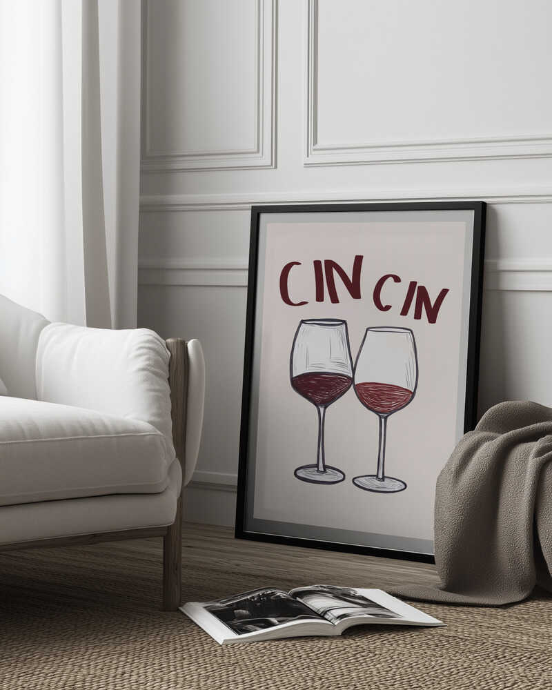 Wine Toast Duo Poster