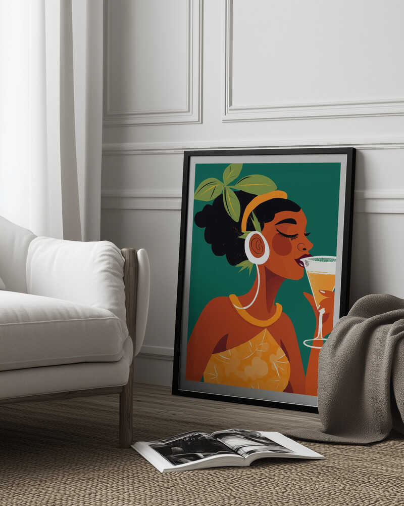 Drink In the Tropics Poster