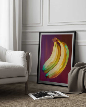 Neon Banana Fusion Poster