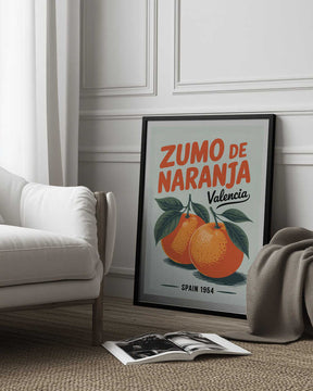 Valencia Oranges Poster