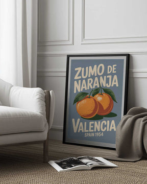 Valencia Oranges Poster
