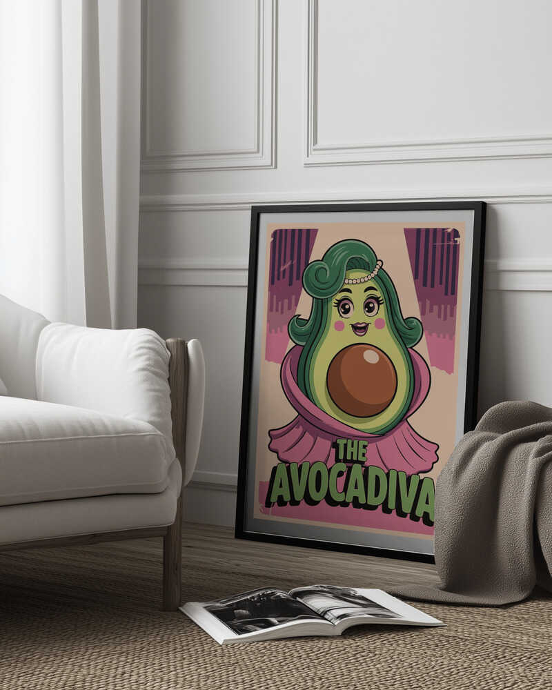 Glamorous Avocado Poster