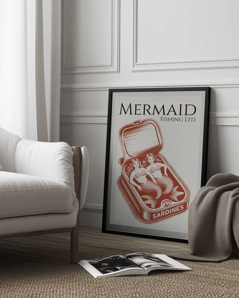 Mermaids in a Can Poster