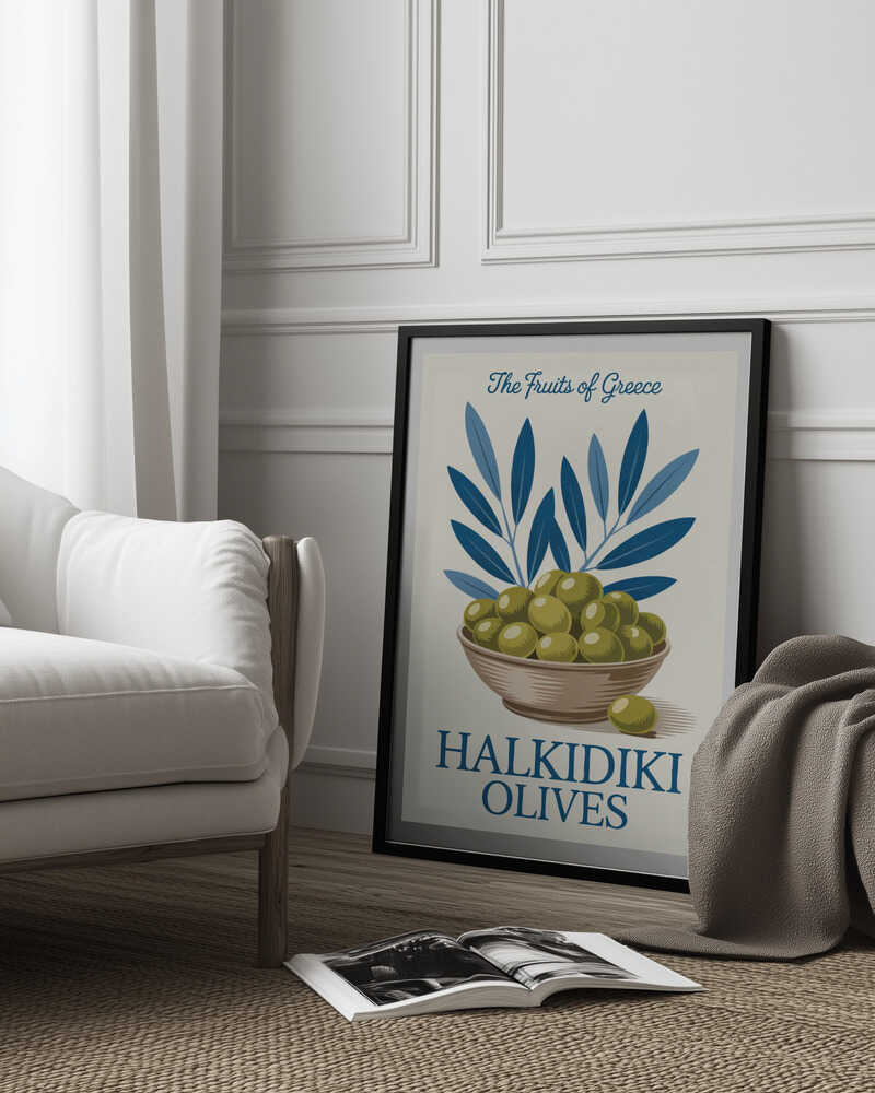 Halkidiki Olives Delight Poster