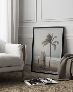 Beach Surfboards Poster