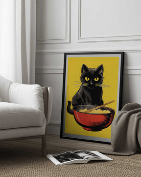 Noodle Cat No 1 Poster