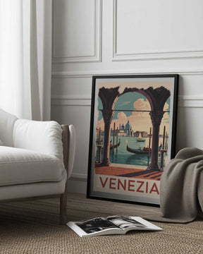 Venezia Vintage Travel Poster Poster
