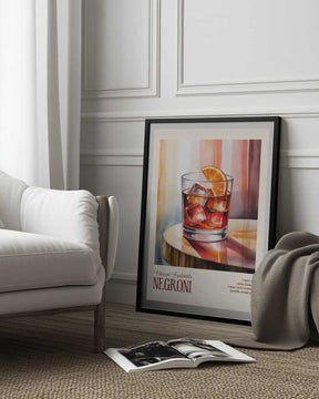Classic Cocktails - Negroni Poster