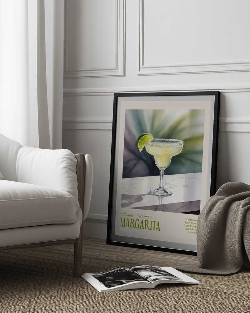 Classic Cocktails - Margarita Poster