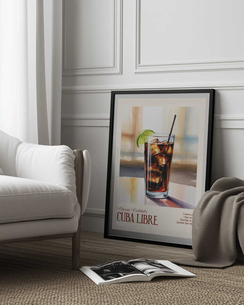 Classic Cocktails - Cuba Libre Poster