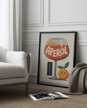 Aperol Spritz Retro Poster