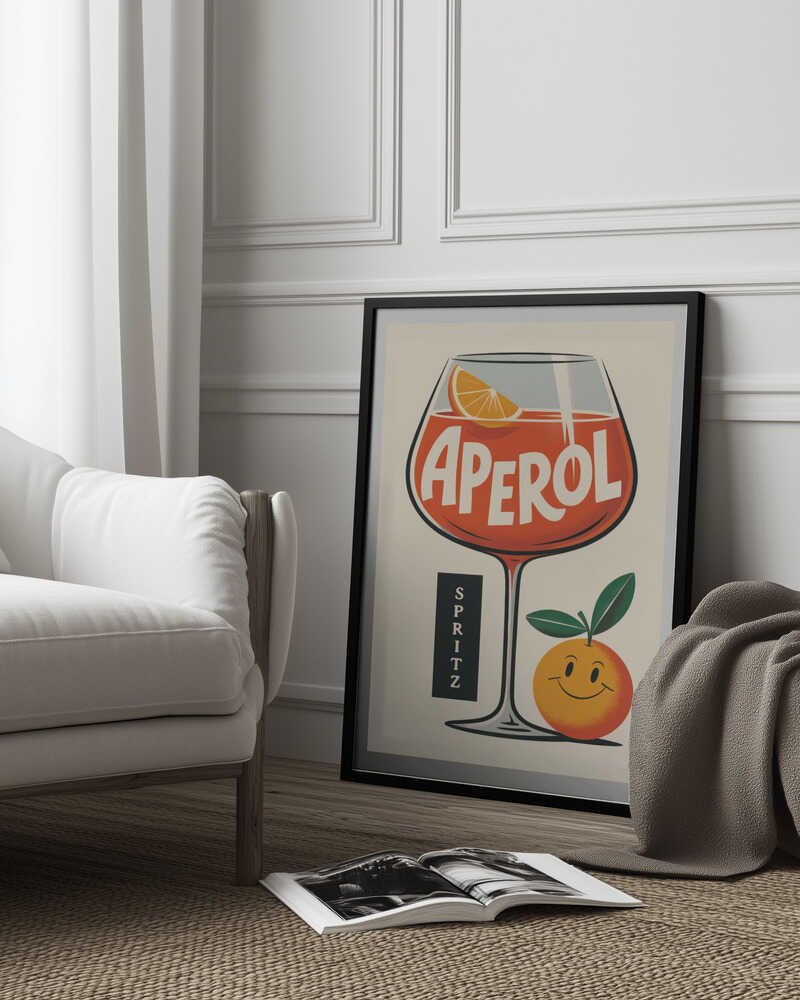 Aperol Spritz Retro Poster