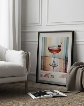 Classic Cocktails - Manhattan Poster