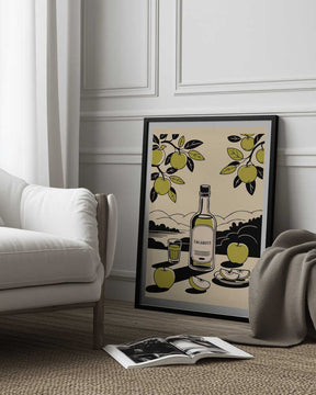 Calvados Bottle Poster