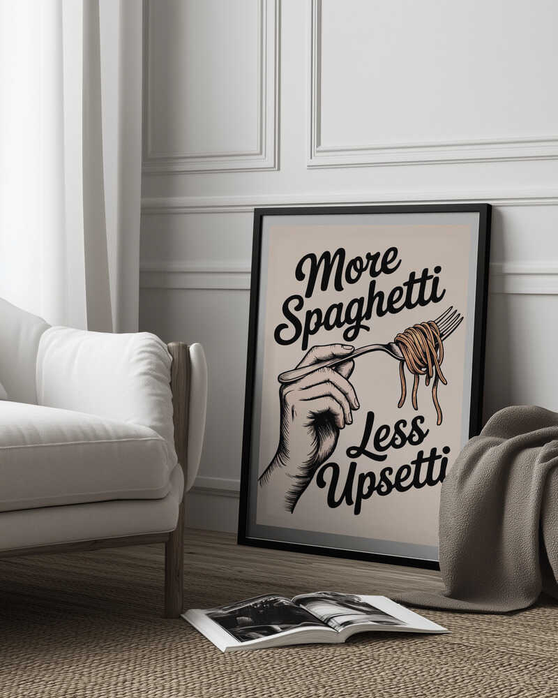 More Spaghetti, Less Upsetti Poster