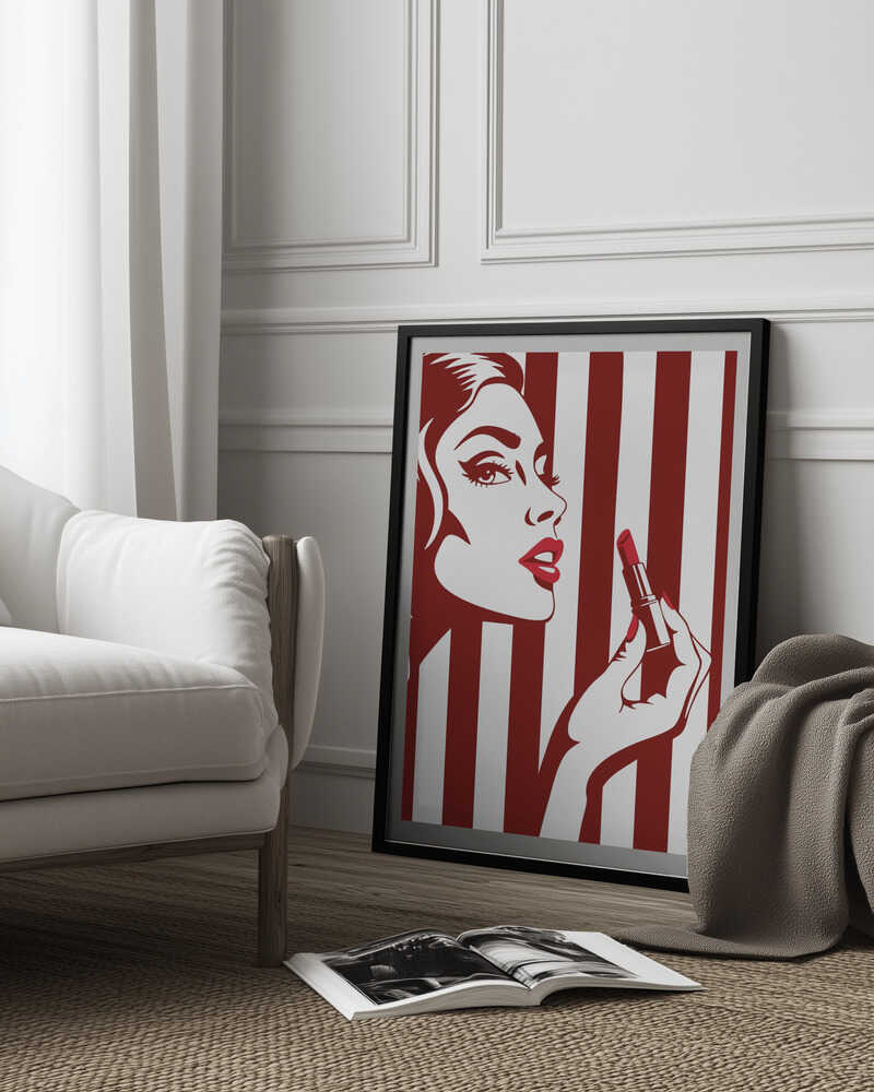 Put On Some Lipstick Poster