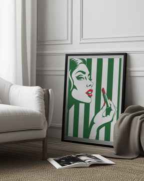 Put On Some Lipstick Poster