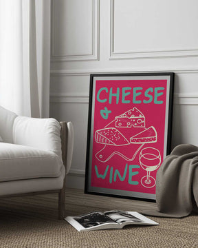 A4 Cheese & Wine 01.png Poster